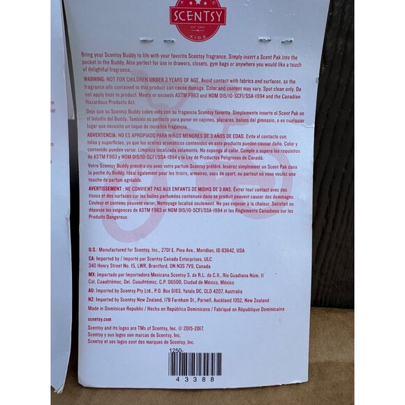 Scentsy Apple Crush Scent Pak For Buddy Authentic Perfumed Sachet 2 Pack - Picture 5 of 5